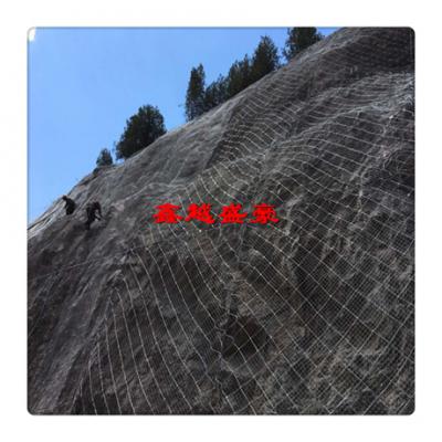 博爾塔拉阿勒泰邊坡防護網(wǎng)施工案例